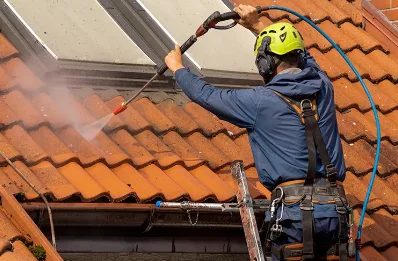 Démoussage et hydrofuge de toiture à Bransles